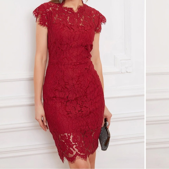 Very beautiful lace midi dress - Picture 2 of 7